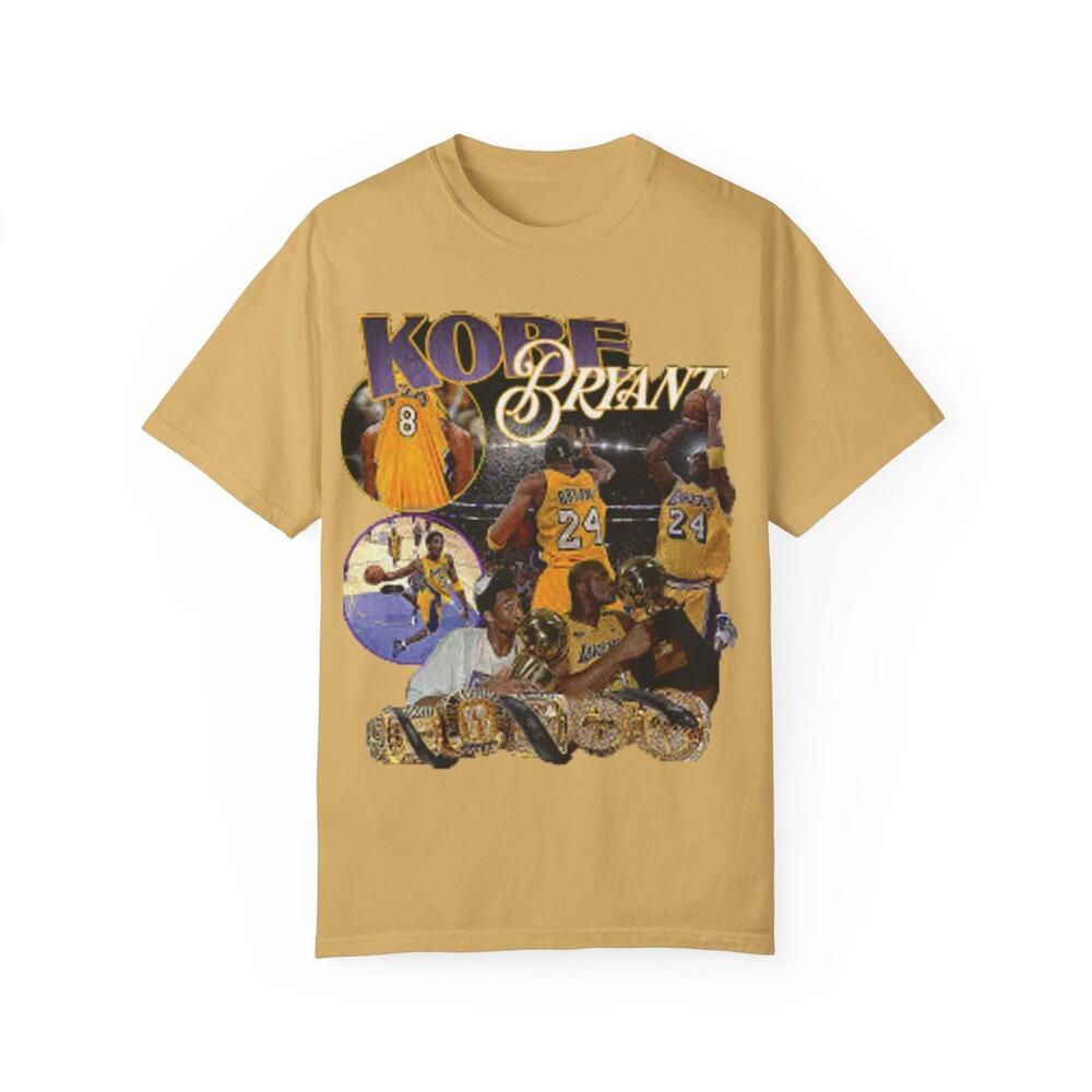 Kobe Bryant Tee Shirt Basketball Fan Gift Sports Tshirt Athlete Shirt